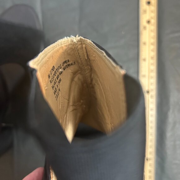 Kensie Eshter suede and leather peep-toe ankle booties 9M - Picture 7 of 9